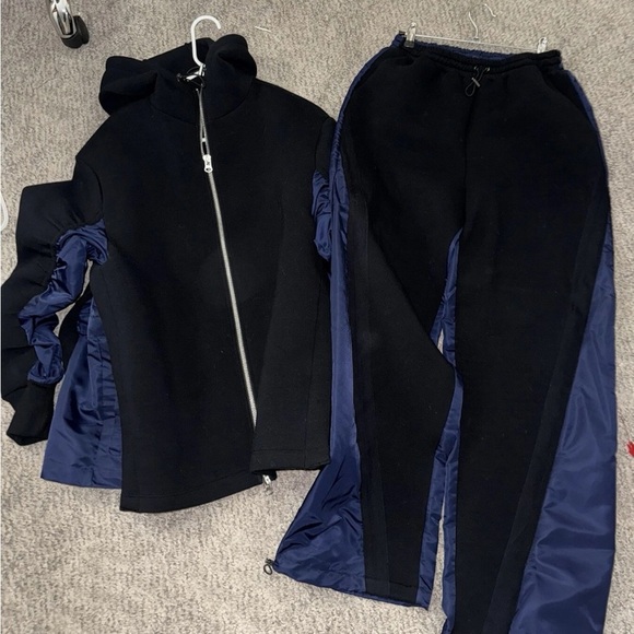 Zara Women’s Navy/Black Tracksuit Drawstring Pants
sz M/28 & Jacket Size S / 26 - Picture 7 of 16